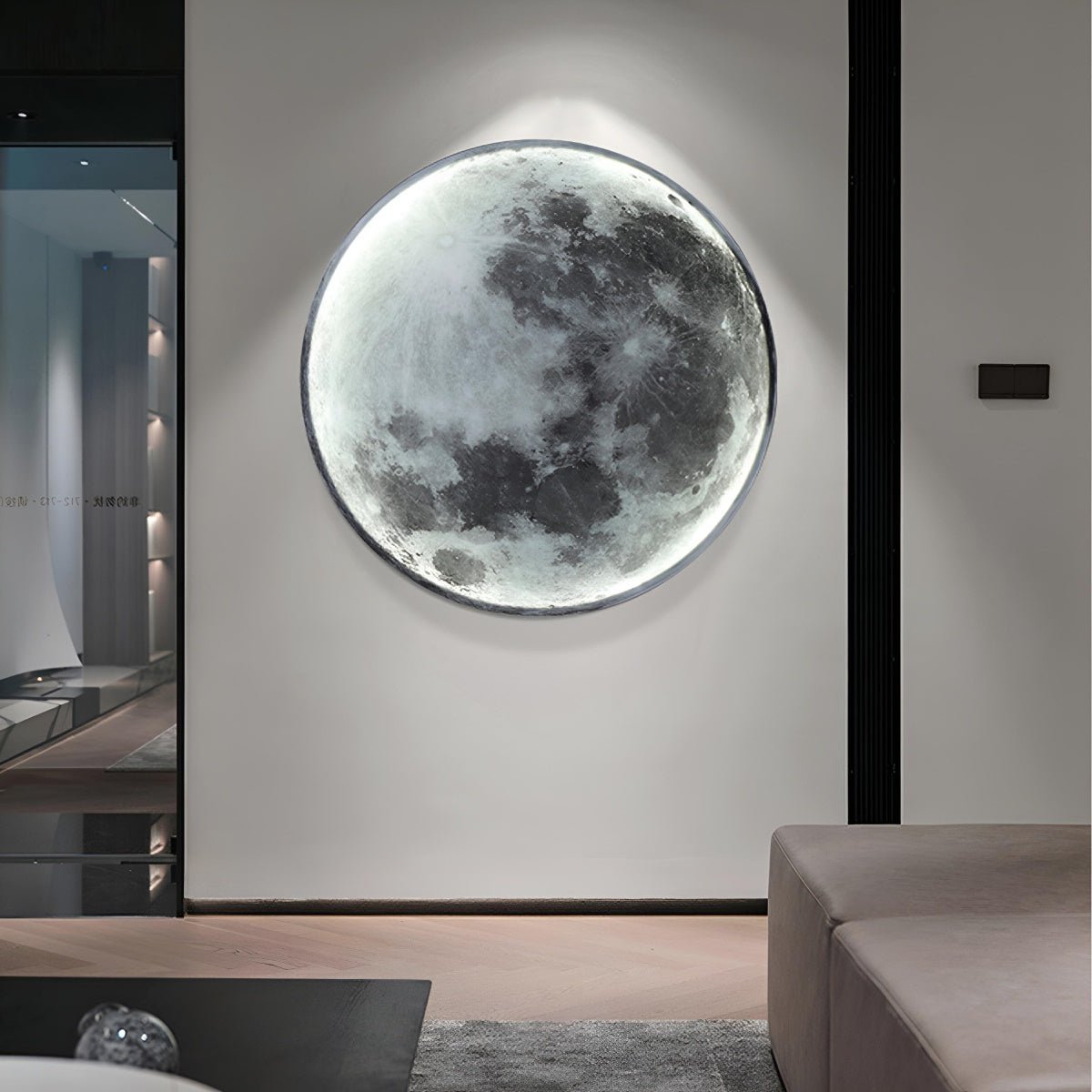 Modern Moon Creative Art Decor LED Indoor Wall Sconce - Flare Shack