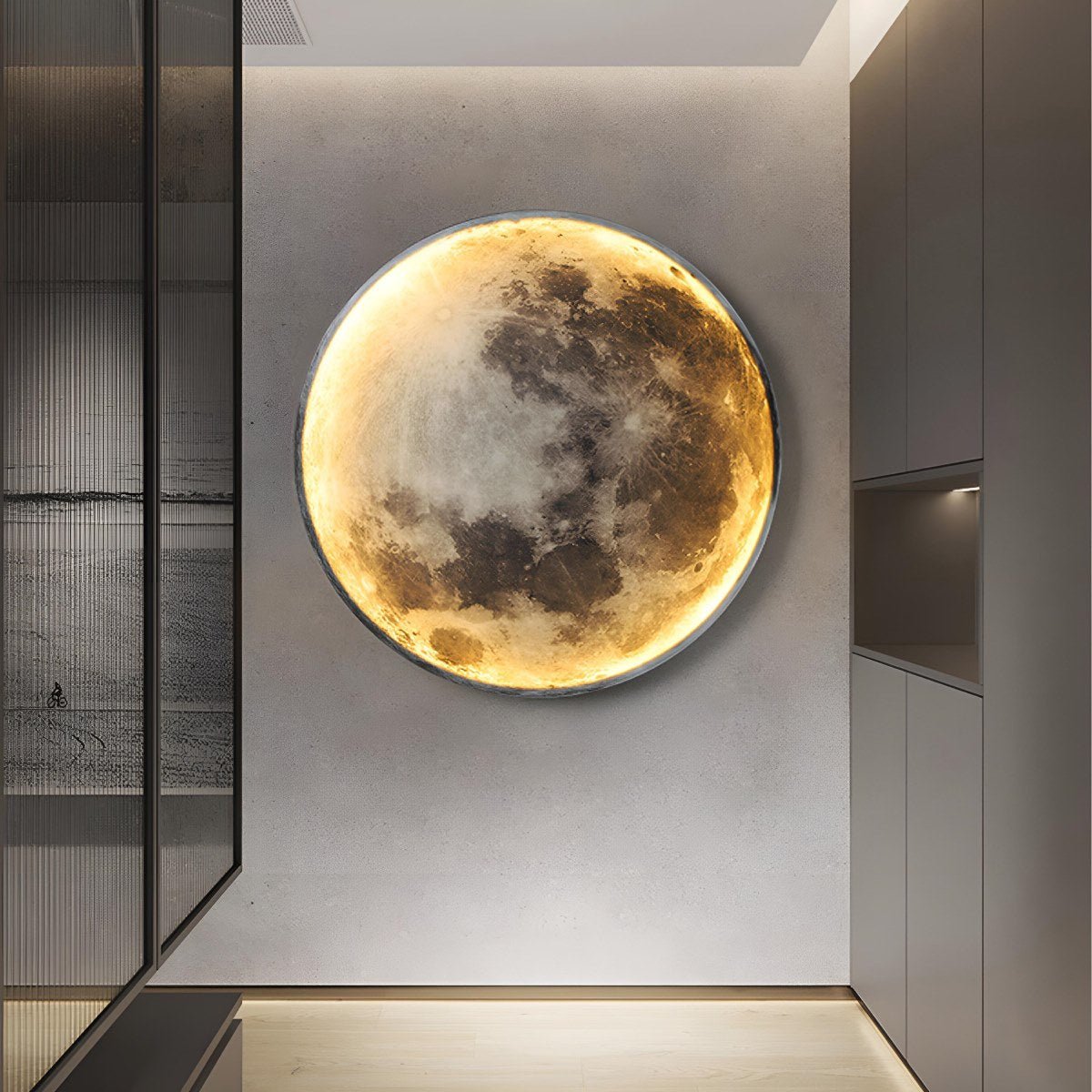 Modern Moon Creative Art Decor LED Indoor Wall Sconce - Flare Shack