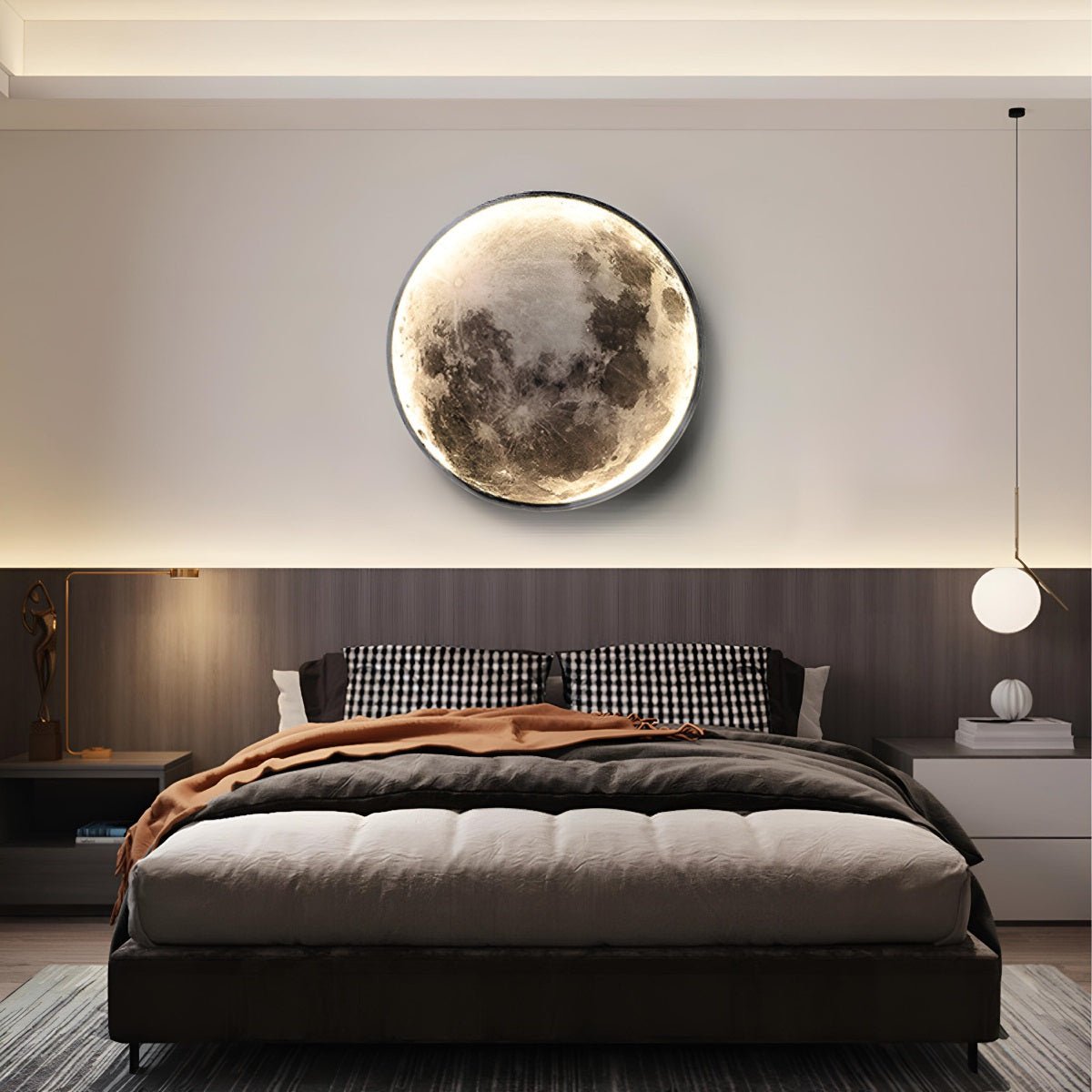 Modern Moon Creative Art Decor LED Indoor Wall Sconce - Flare Shack
