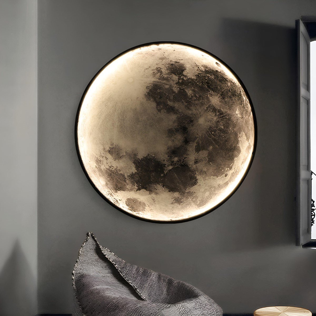 Modern Moon Creative Art Decor LED Indoor Wall Sconce - Flare Shack