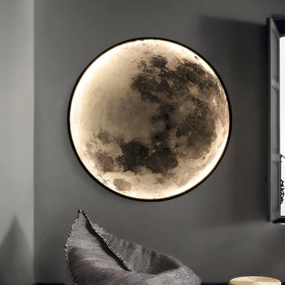 Modern Moon Creative Art Decor LED Indoor Wall Sconce - Flare Shack