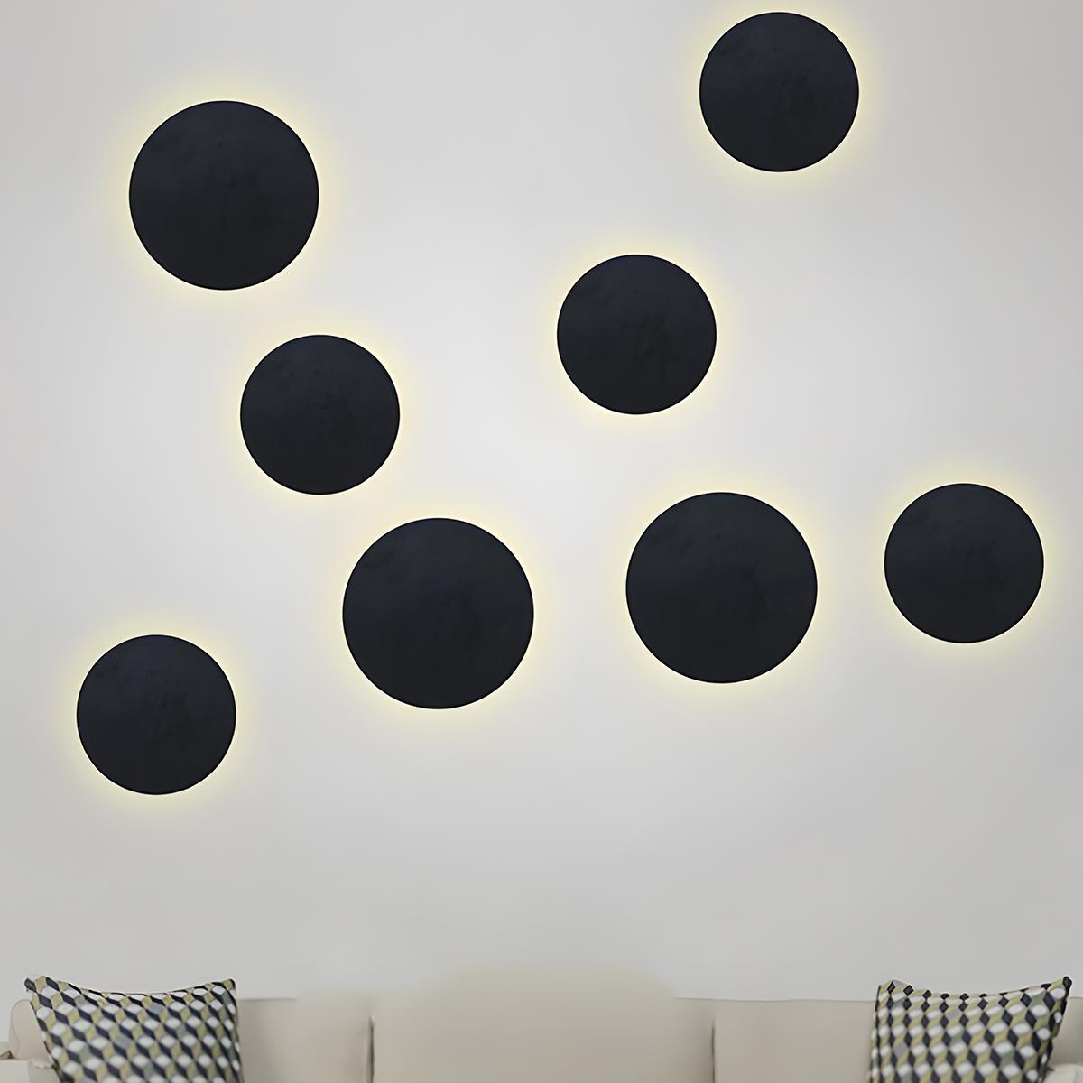 Modern Moon Eclipse Creative LED Indoor Wall Sconce - Flare Shack