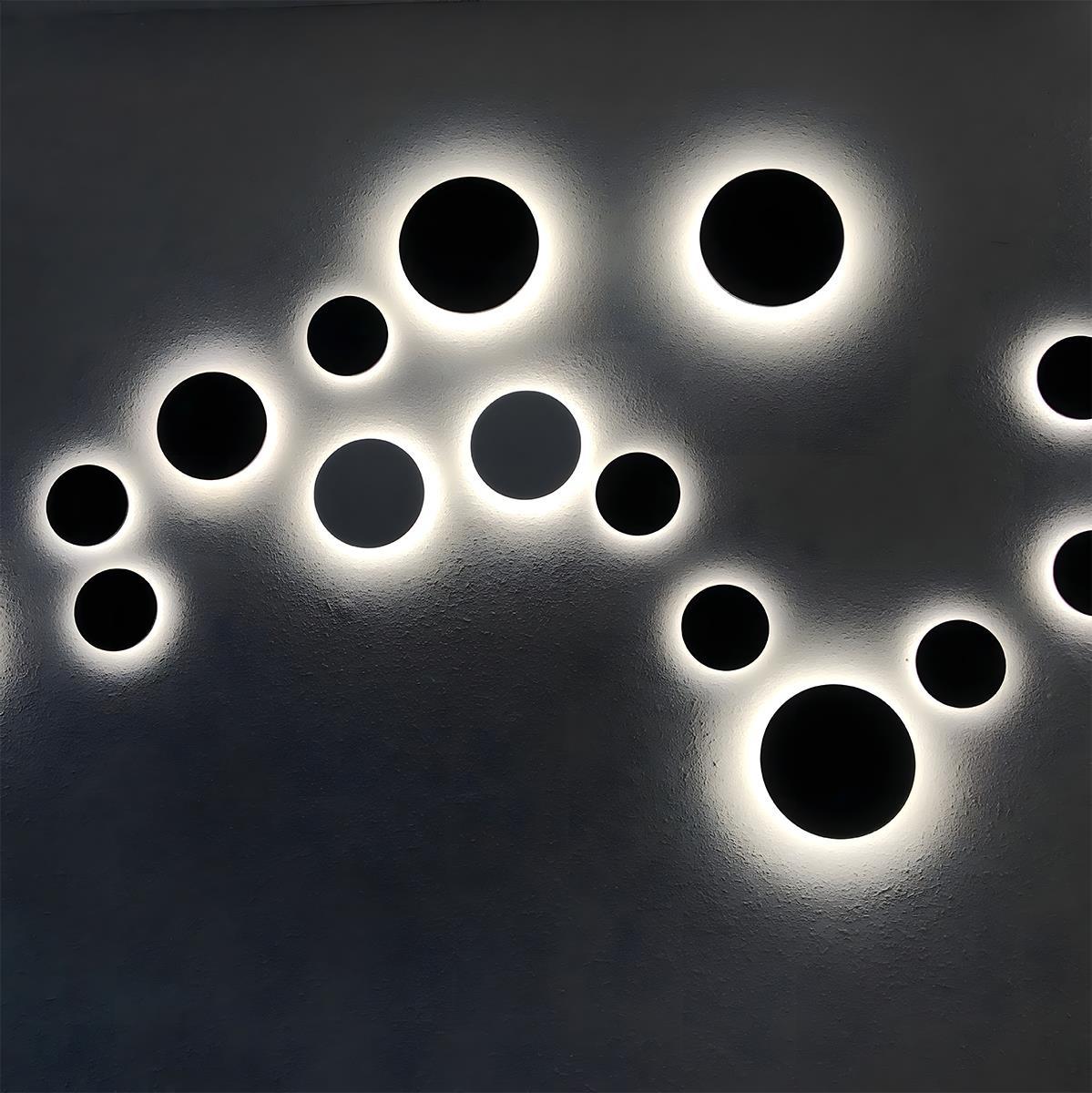 Modern Moon Eclipse Creative LED Indoor Wall Sconce - Flare Shack