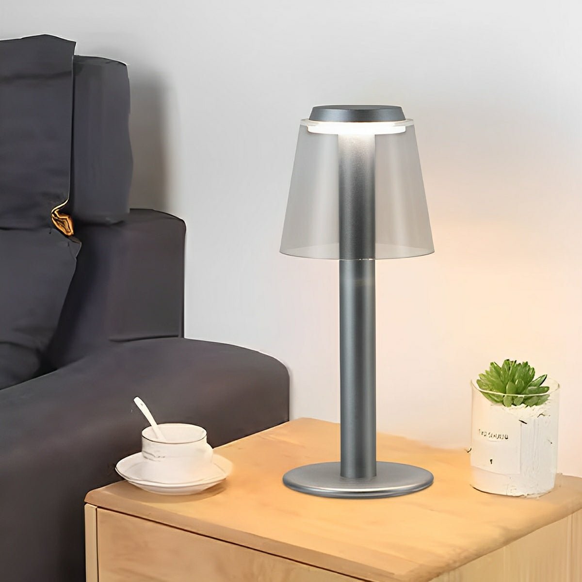 Modern Mushroom LED Dimming Touch Table Lamp - Flare Shack