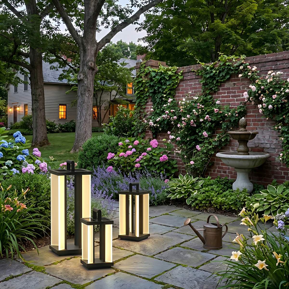 Modern Outdoor Floor Lamp Waterproof LED Landscape Light