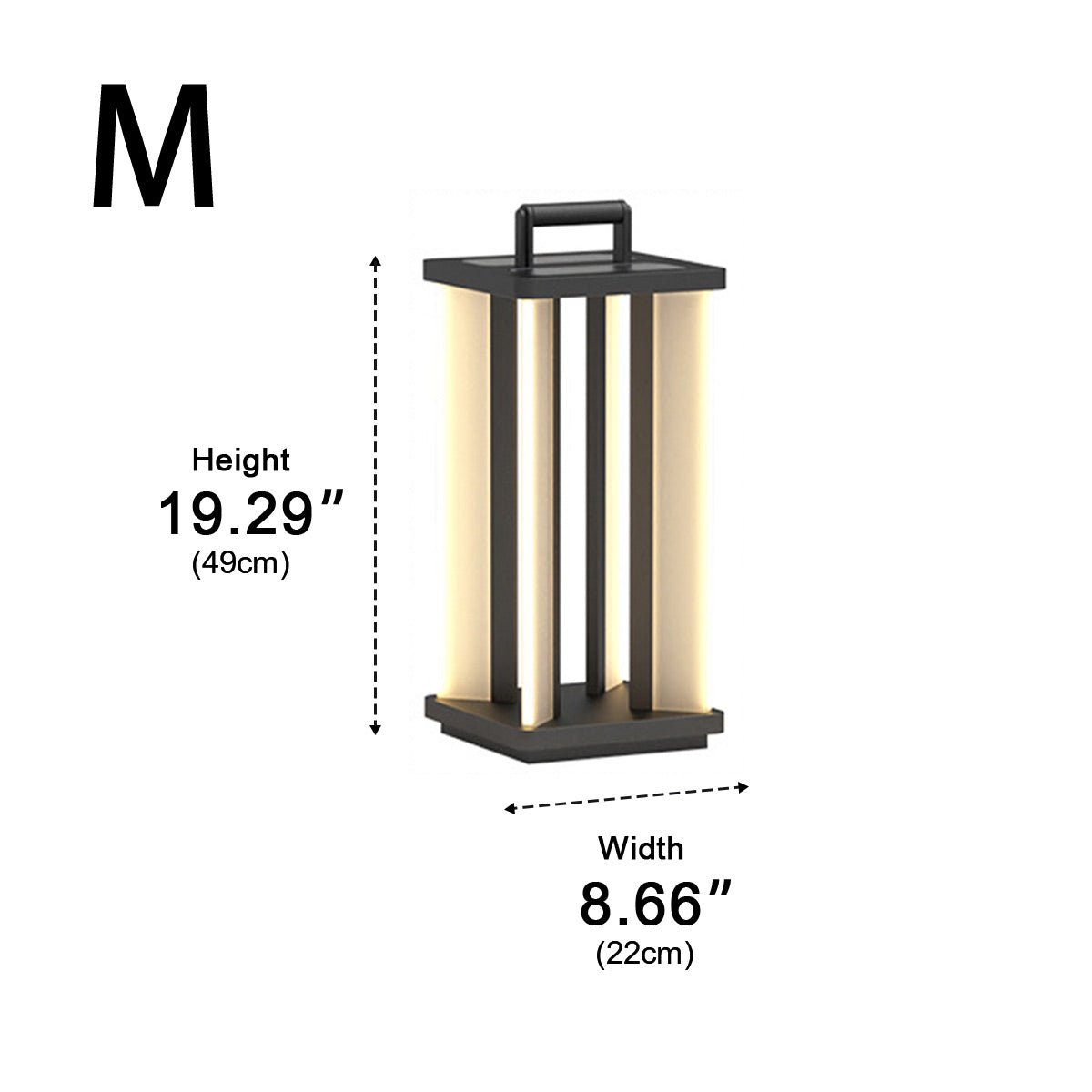 Modern Outdoor Floor Lamp Waterproof LED Landscape Light