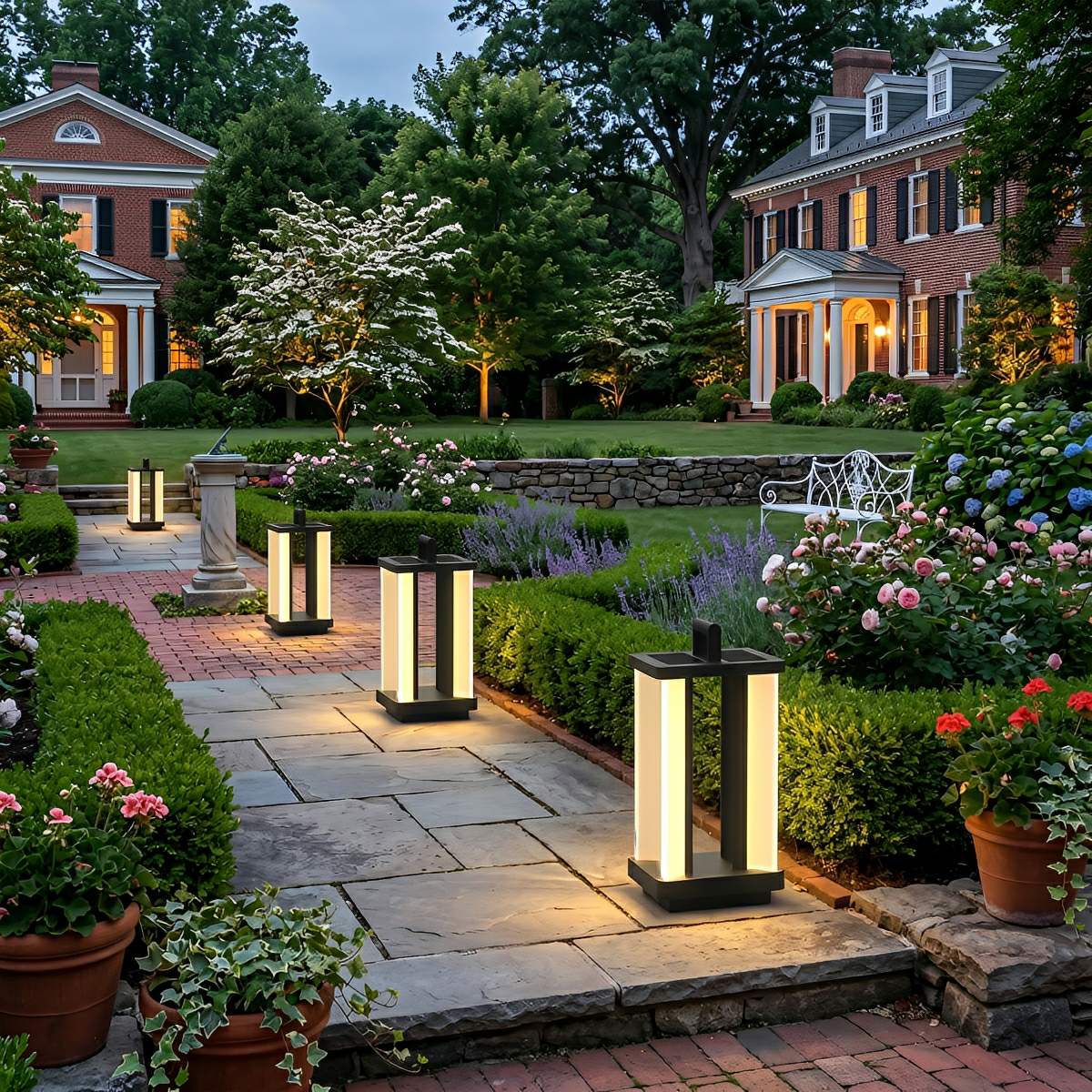 Modern Outdoor Floor Lamp Waterproof LED Landscape Light