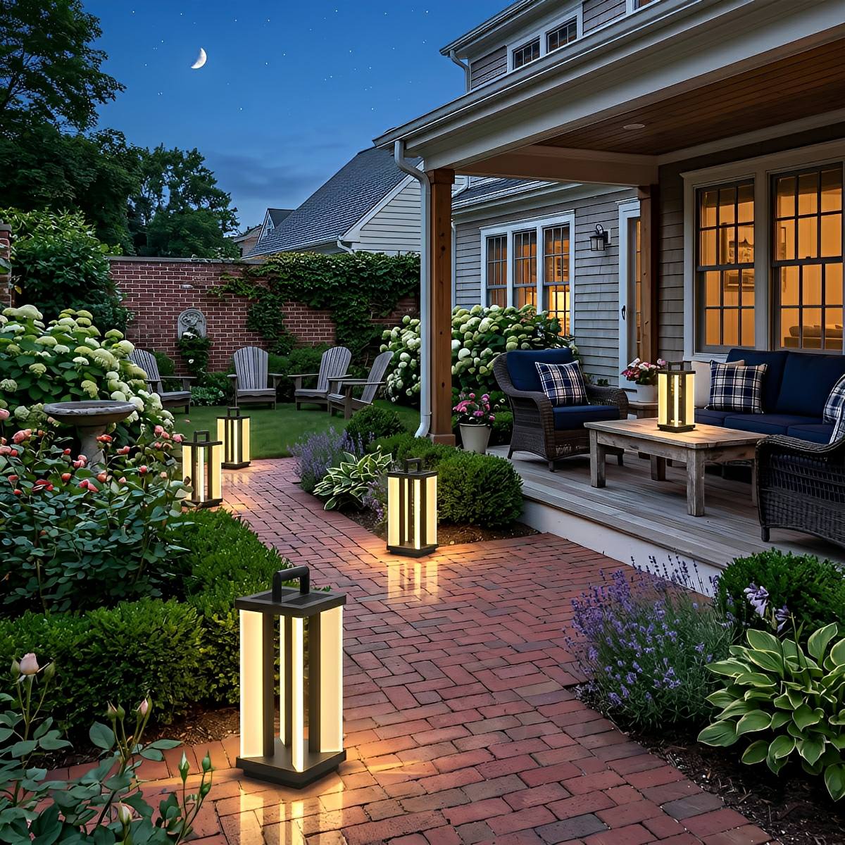 Modern Outdoor Floor Lamp Waterproof LED Landscape Light - Flare Shack