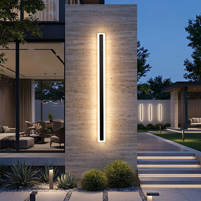 Modern Outdoor Waterproof Minimalist Long Strip LED Wall Lights - Flare Shack