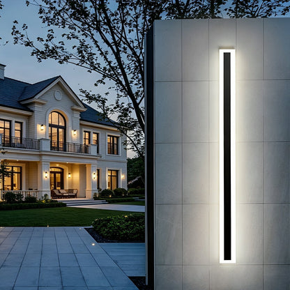 Modern Outdoor Waterproof Minimalist Long Strip LED Wall Lights