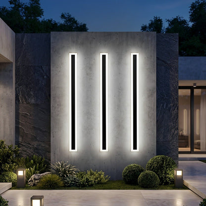 Modern Outdoor Waterproof Minimalist Long Strip LED Wall Lights