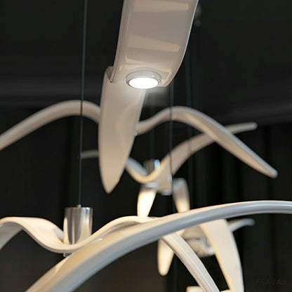 Modern Coastal Outdoor Waterproof Seagull Bird Pendant Lights