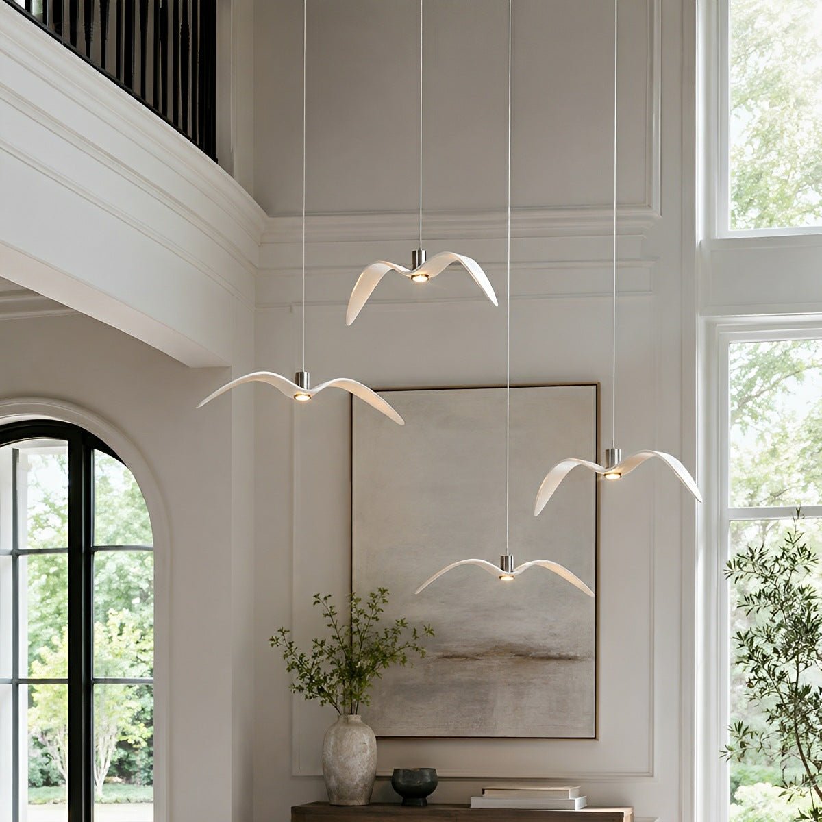 Modern Outdoor Waterproof Seagull Bird LED Ceiling Pendant Lights - Flare Shack
