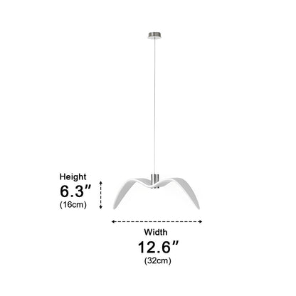 Modern Coastal Outdoor Waterproof Seagull Bird Pendant Lights