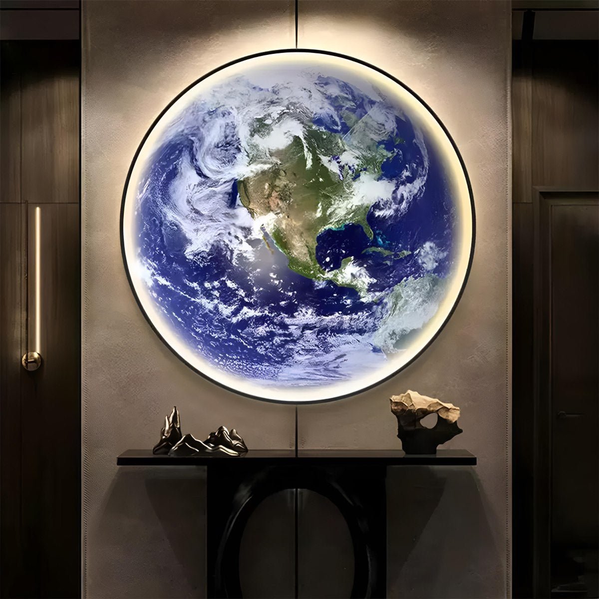 Modern Planet Earth Creative Art Decor LED Wall Sconce - Flare Shack