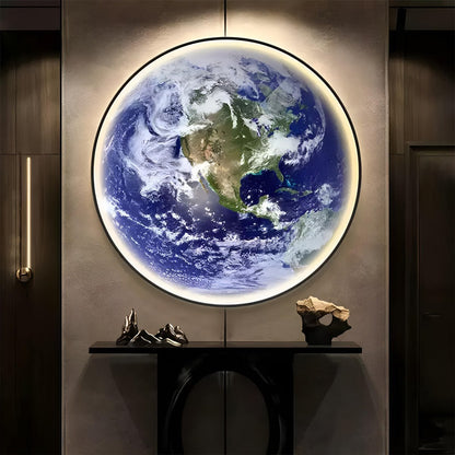 Modern Planet Earth Creative Art Decor LED Wall Sconce - Flare Shack
