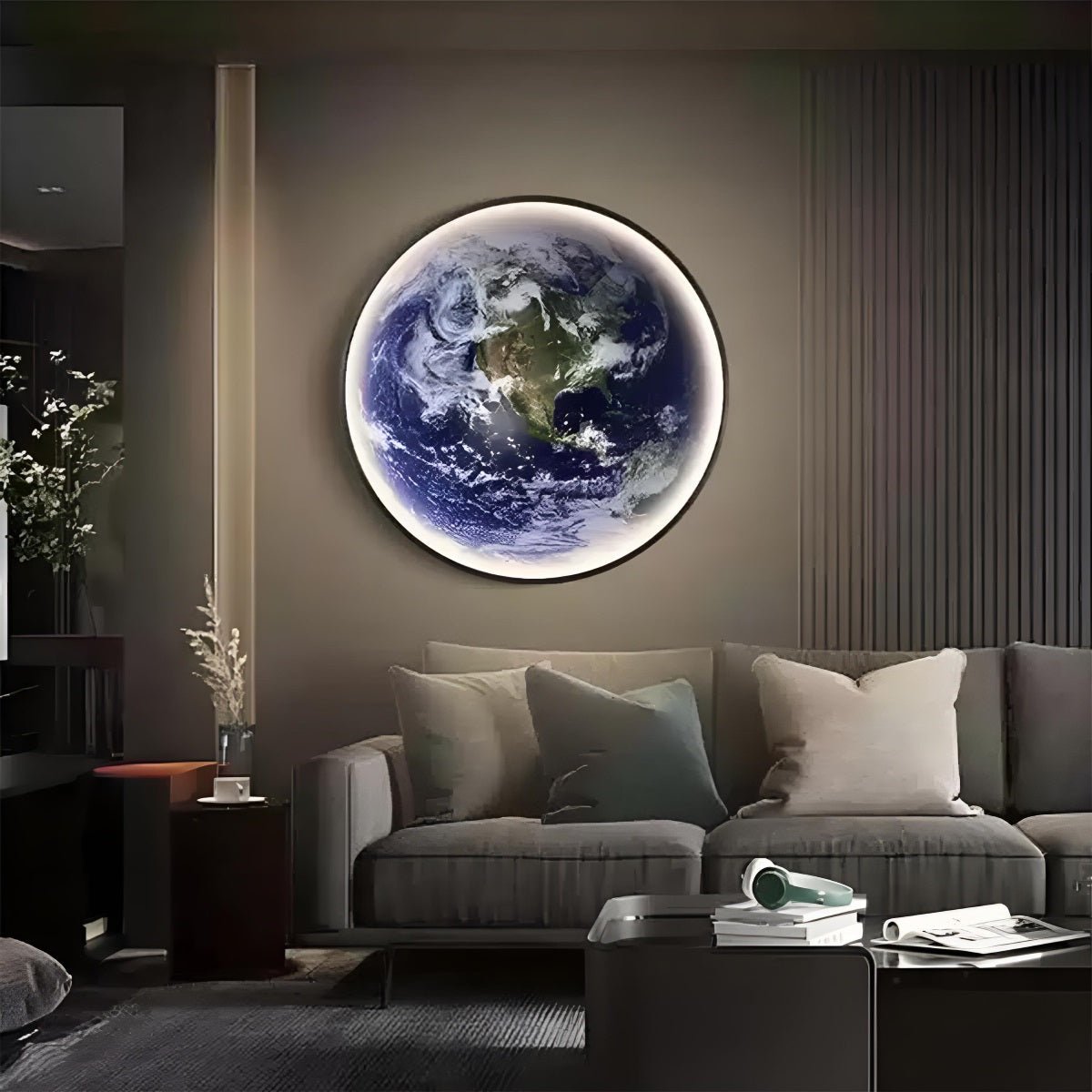 Modern Planet Earth Creative Art Decor LED Wall Sconce - Flare Shack