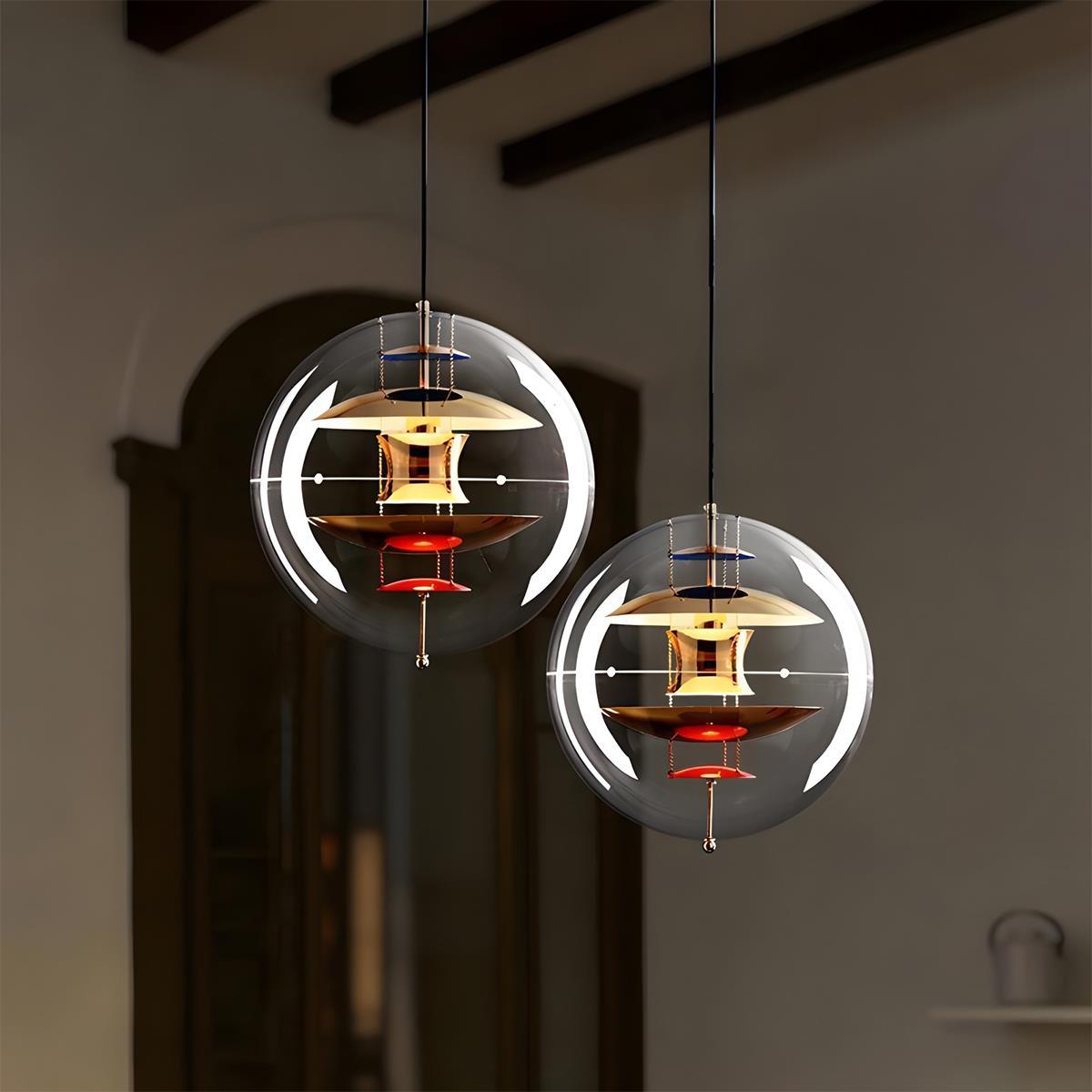 Modern Planet Globe Bar LED Pendant Lights - Flare Shack