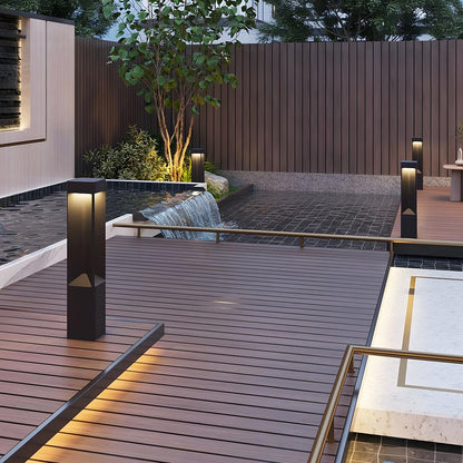 Modern Rectangular LED Outdoor Landscape Lighting