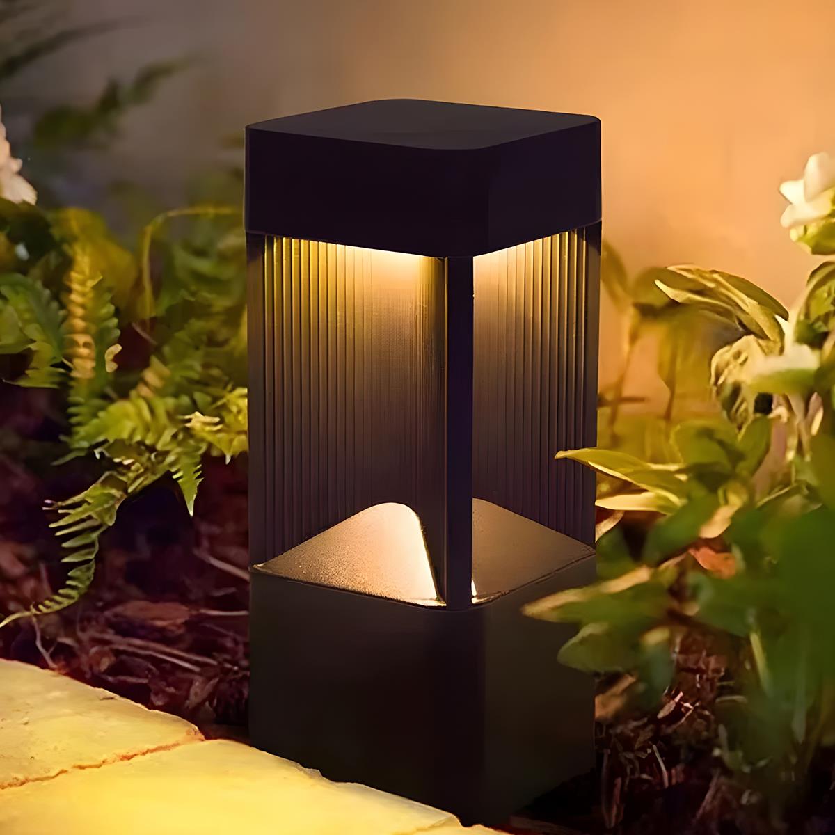 Modern Rectangular LED Outdoor Landscape Lighting