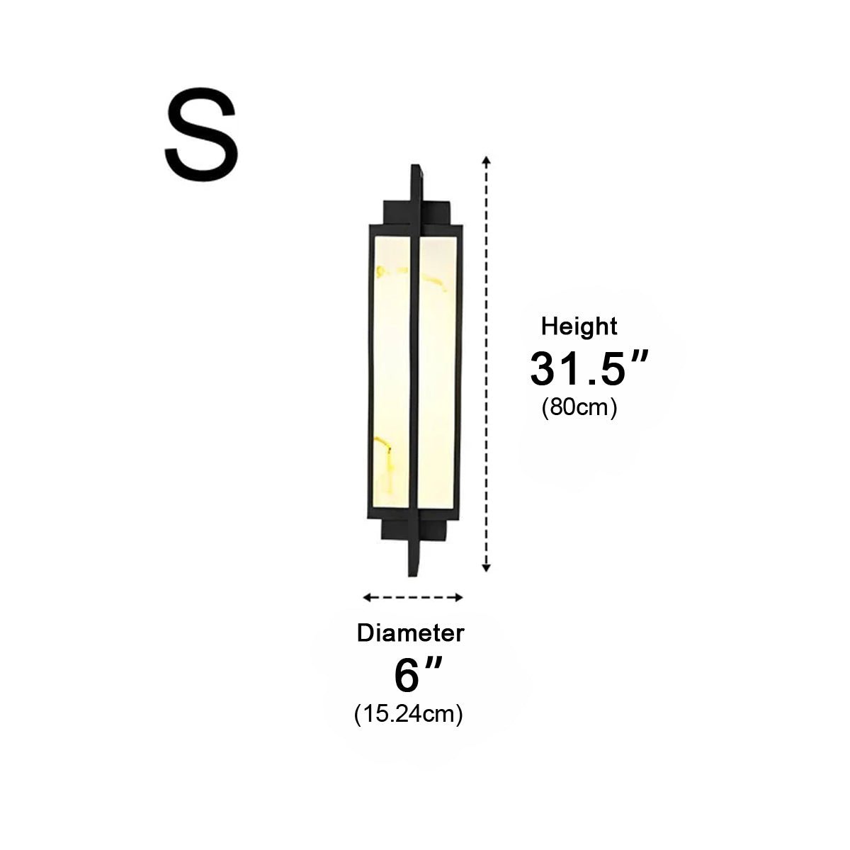 Modern Waterproof Rectangular LED Outdoor Wall Light Sconce
