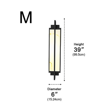 Modern Waterproof Rectangular LED Outdoor Wall Light Sconce