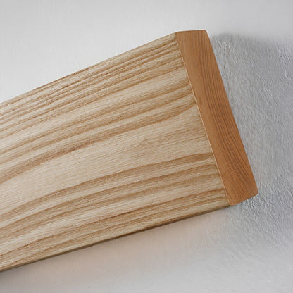 Modern Rectangular Wood Touch Dimming LED Wall Sconce