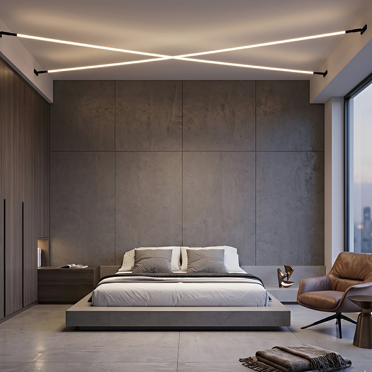 Modern Rotatable LED Strip Lights Linear Light - Flare Shack