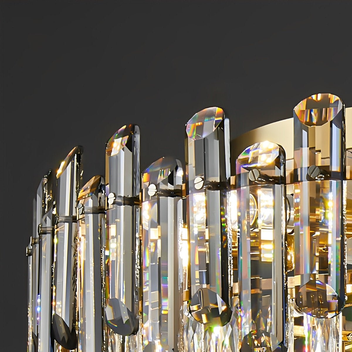 Modern Round Luxury Crystal Ceiling Lights