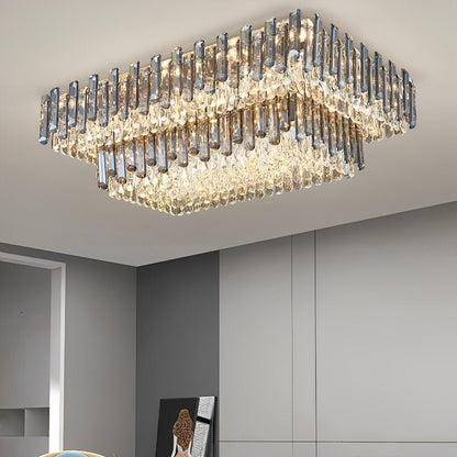 Modern Round Luxury Crystal Ceiling Lights - Flare Shack