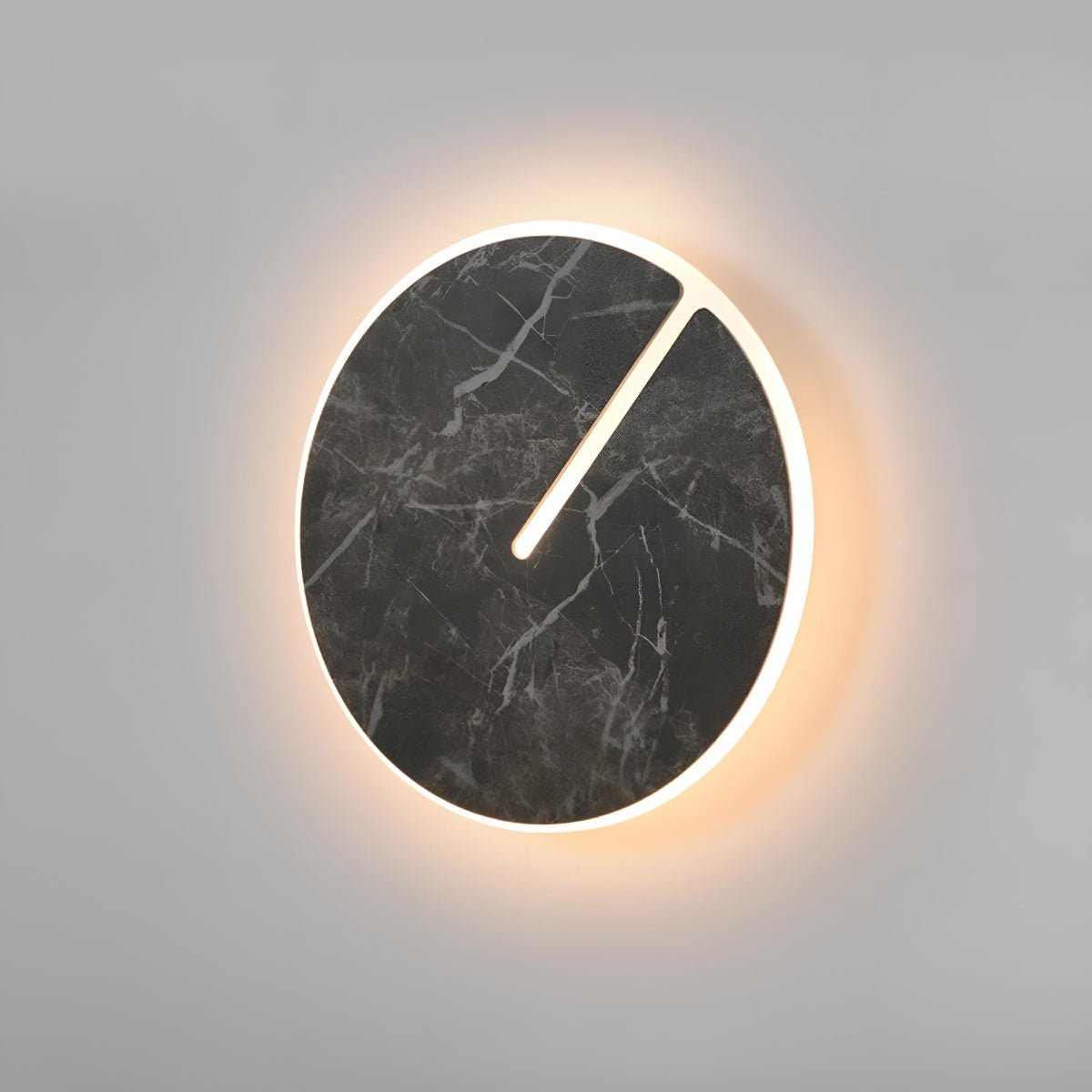 Modern Round Marble Textured Creative LED Indoor Wall Sconce - Flare Shack