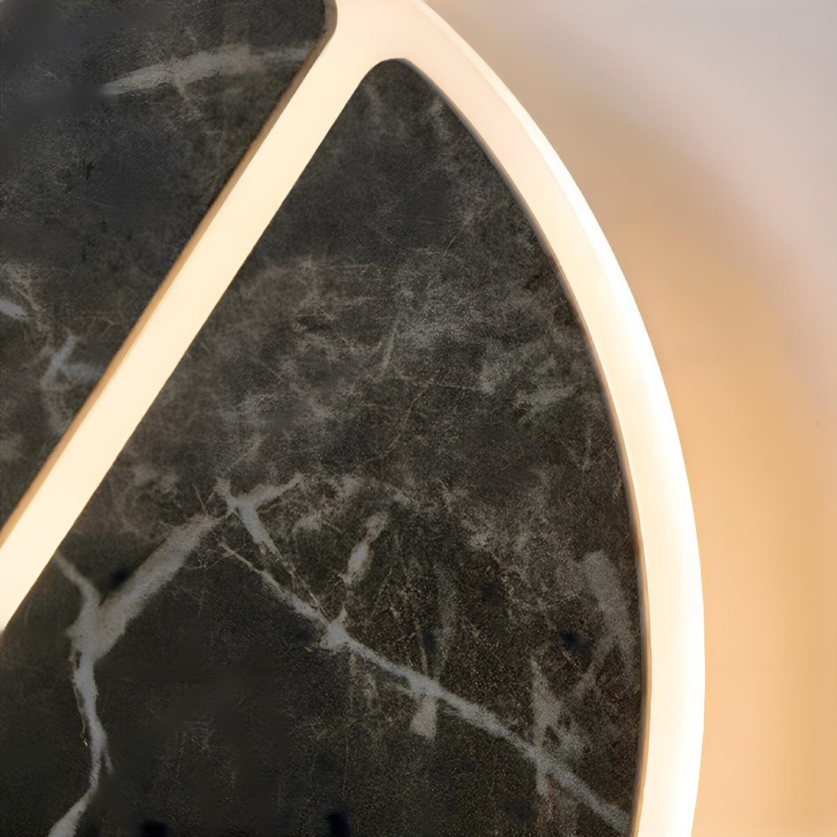 Modern Round Marble Textured Creative LED Indoor Wall Sconce
