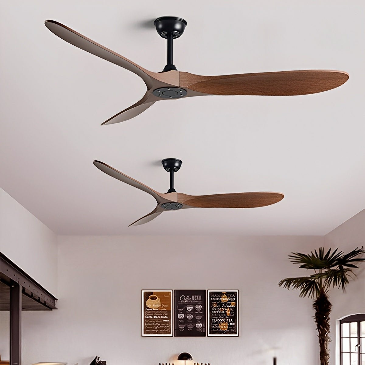 Modern Scandinavian Minimalist DC Motor Reverse Ceiling Fan