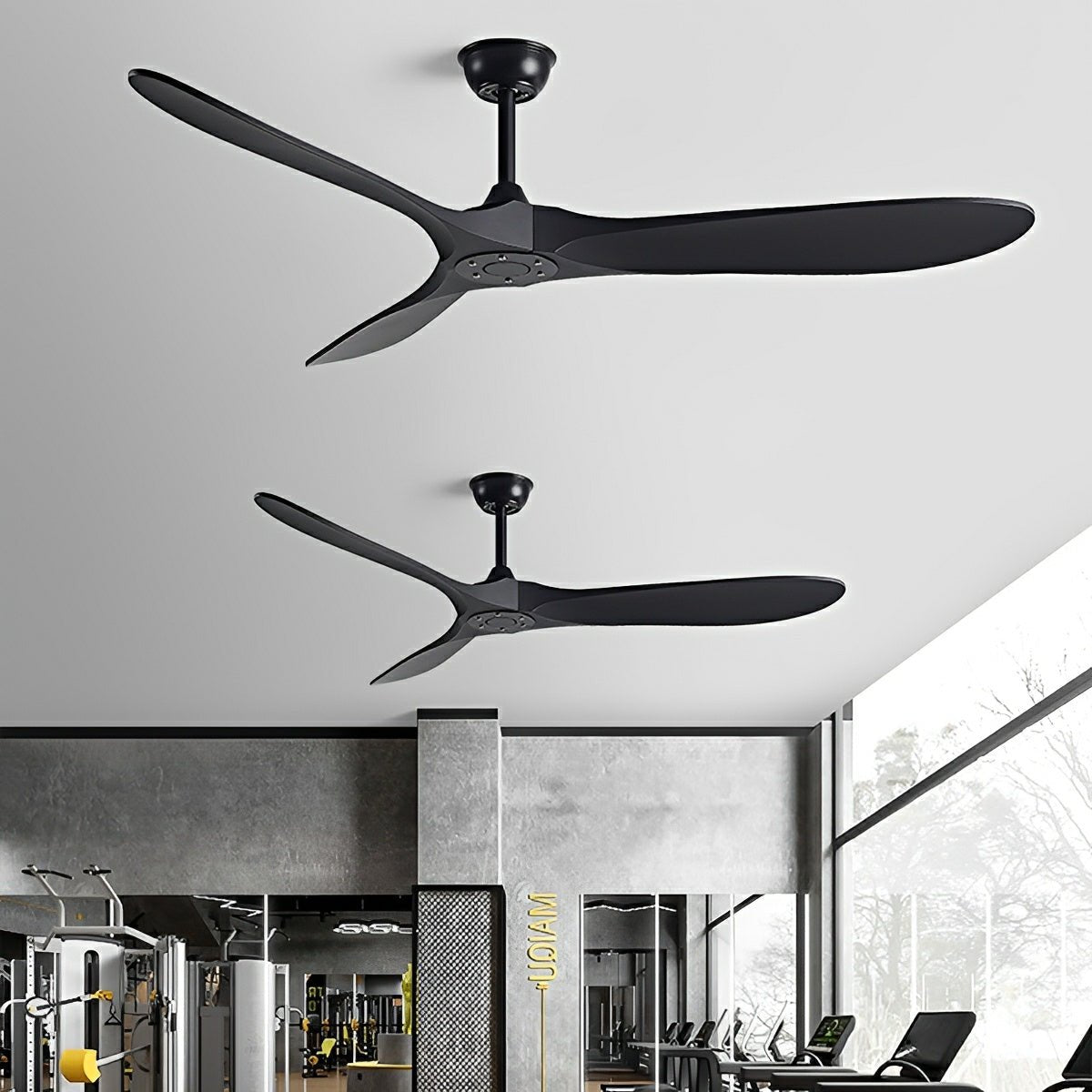 Modern Scandinavian Minimalist DC Motor Reverse Ceiling Fan - Flare Shack