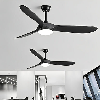 Modern Scandinavian Minimalist DC Motor Reverse Ceiling Fan Light - Flare Shack