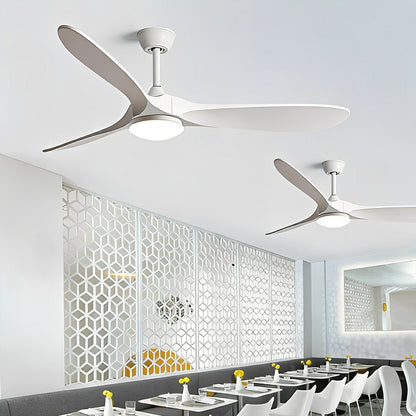 Modern Scandinavian Minimalist DC Motor Reverse Ceiling Fan Light - Flare Shack