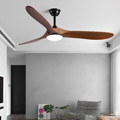 Modern Scandinavian Minimalist DC Motor Reverse Ceiling Fan Light