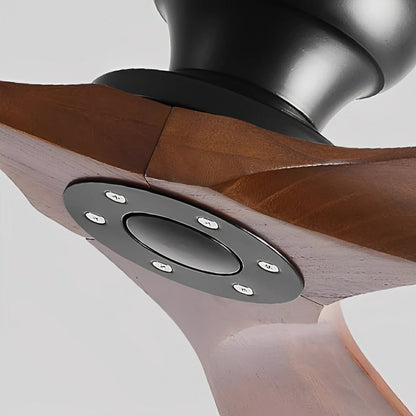 Modern Scandinavian Wood DC Motor Reverse Ceiling Fan