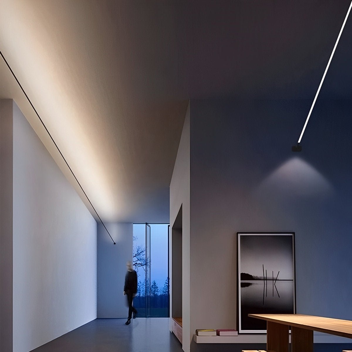 Indoor Dimming Rotatable LED Linear Strip Light
