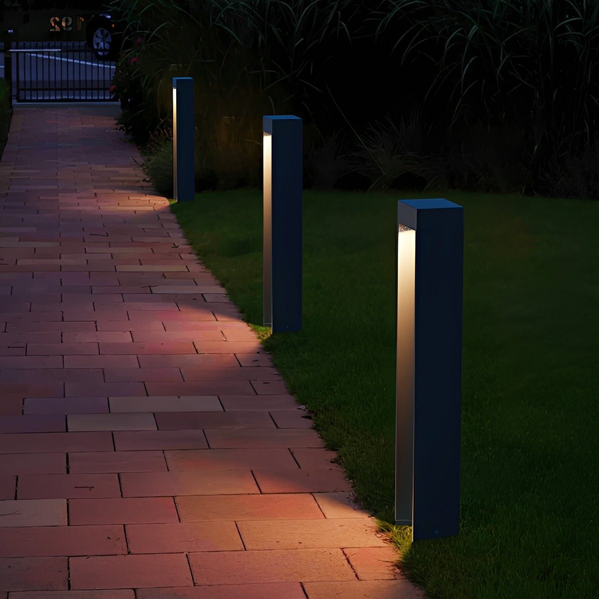 Modern Slim Rectangular LED Outdoor Pathway Lights - Flare Shack