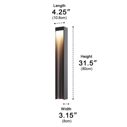 Modern Slim Rectangular LED Outdoor Pathway Lights