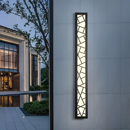 Modern Slim Waterproof Long Strip LED Outdoor Wall Lights - Flare Shack