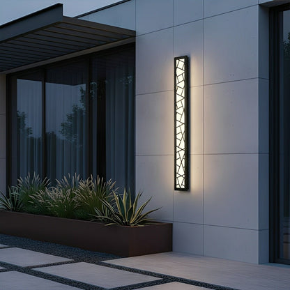 Modern Slim Waterproof Long Strip LED Outdoor Wall Lights - Flare Shack
