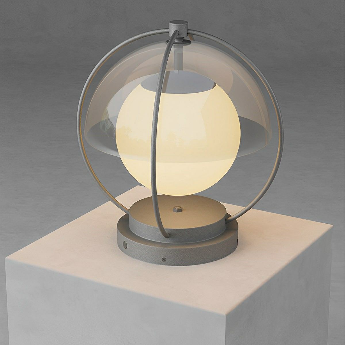 Modern Waterproof Globe Planet LED Outdoor Post Lights