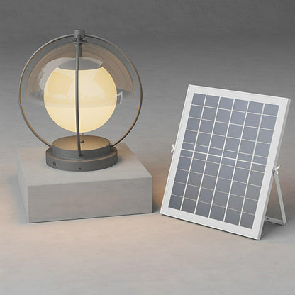 Modern Waterproof Globe Planet LED Outdoor Post Lights