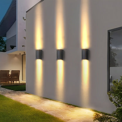 Modern Waterproof Up and Down LED Outdoor Wall Sconces