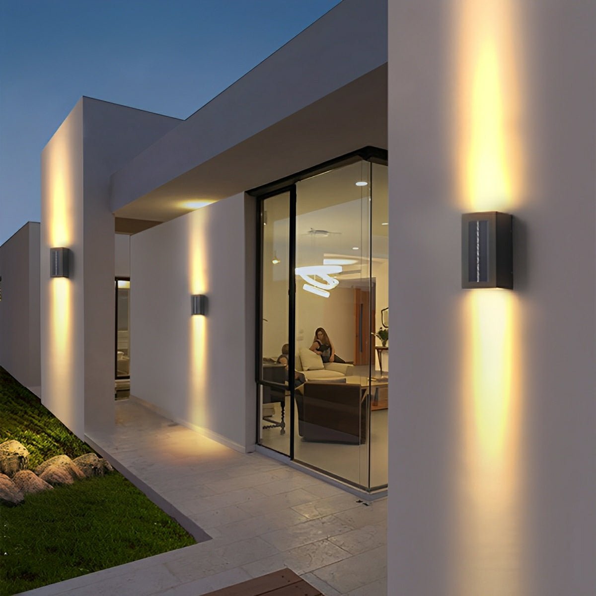 Modern Waterproof Up and Down LED Outdoor Wall Sconces