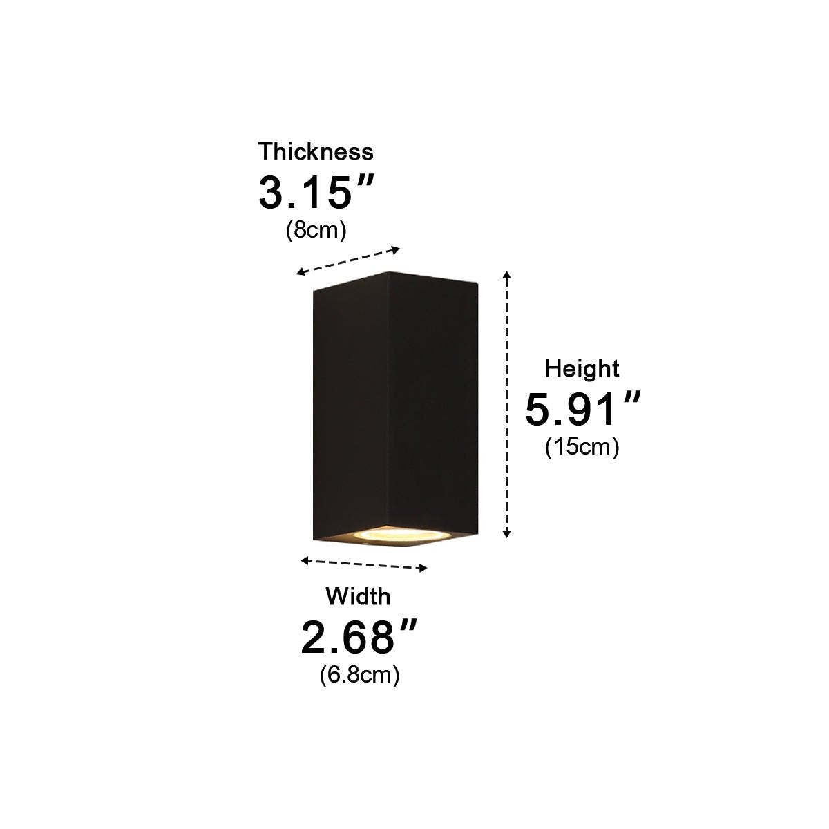 Modern Waterproof LED Outdoor Wall Washer Light