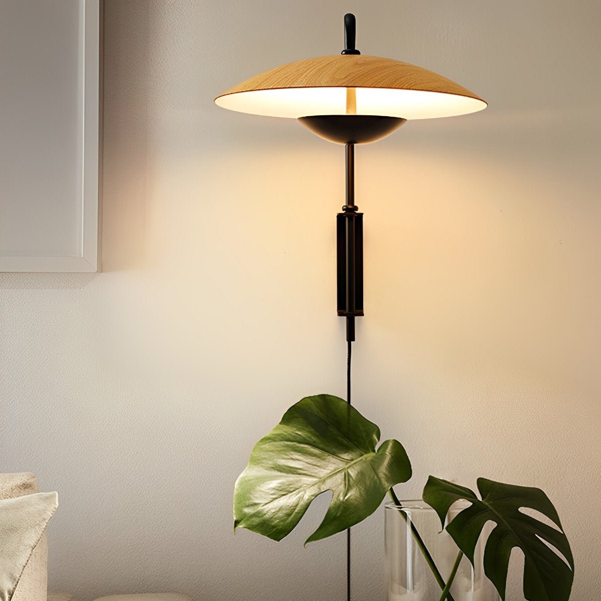 Modern Swing Arm Umbrella Wall Sconces Lamp