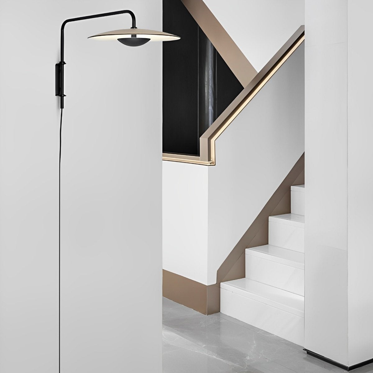 Modern Swing Arm Umbrella Wall Sconces Lamp